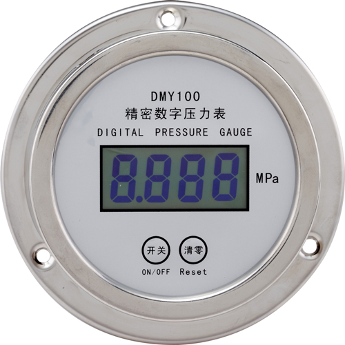 DMY100液晶型精密數字壓力表（軸向）